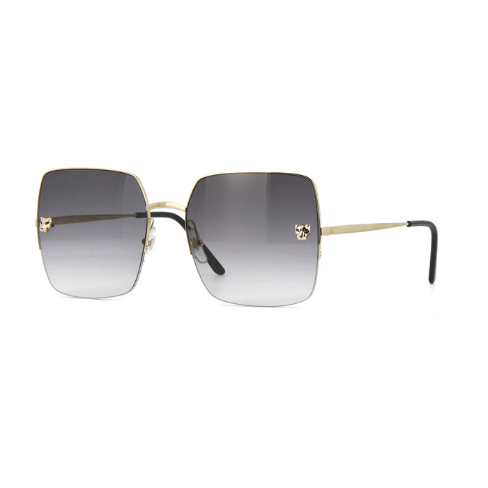 カルティエ CARTIER SUNGLASS レディースサングラス CT0121SA 004 A47C37KN