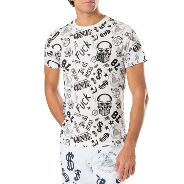 フィリッププレイン PHILIPP PLEIN メンズ Tシャツ HM34257101 WHITE