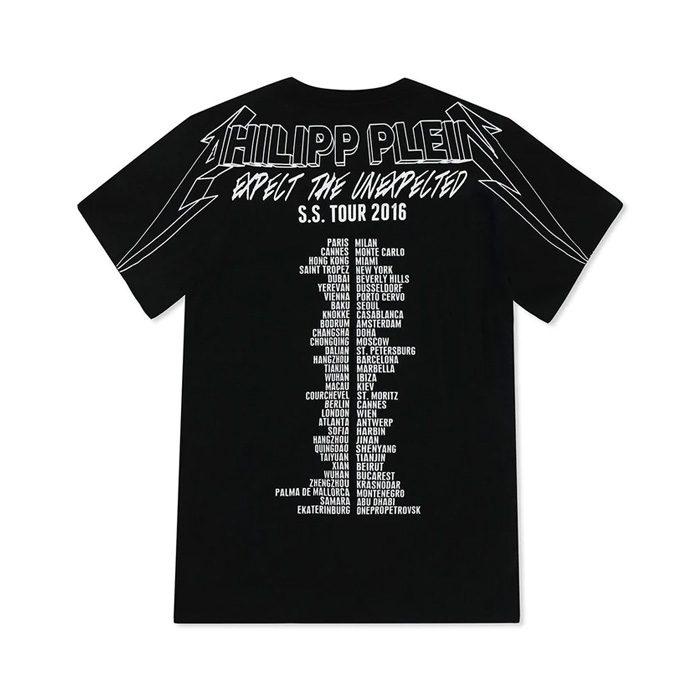 フィリッププレイン PHILIPP PLEIN メンズ Tシャツ HM34258602 BLACK