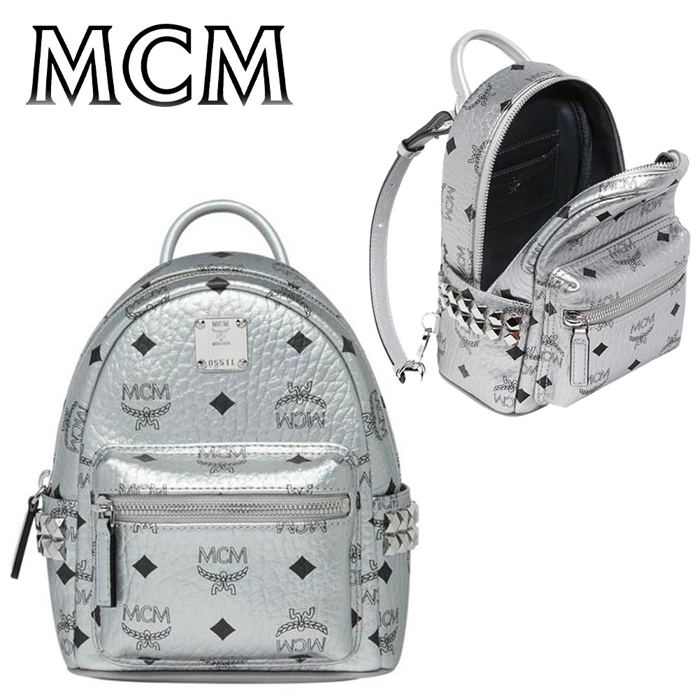エム シー エム MCM レディース  バックパック シルバー MMK9SVE50 SB