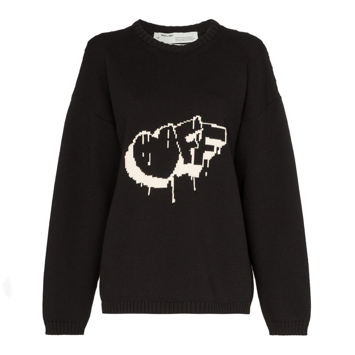 オフホワイト OFF WHITE レディース ニットウェア 19FW OWHE017F19F9 4065 1001