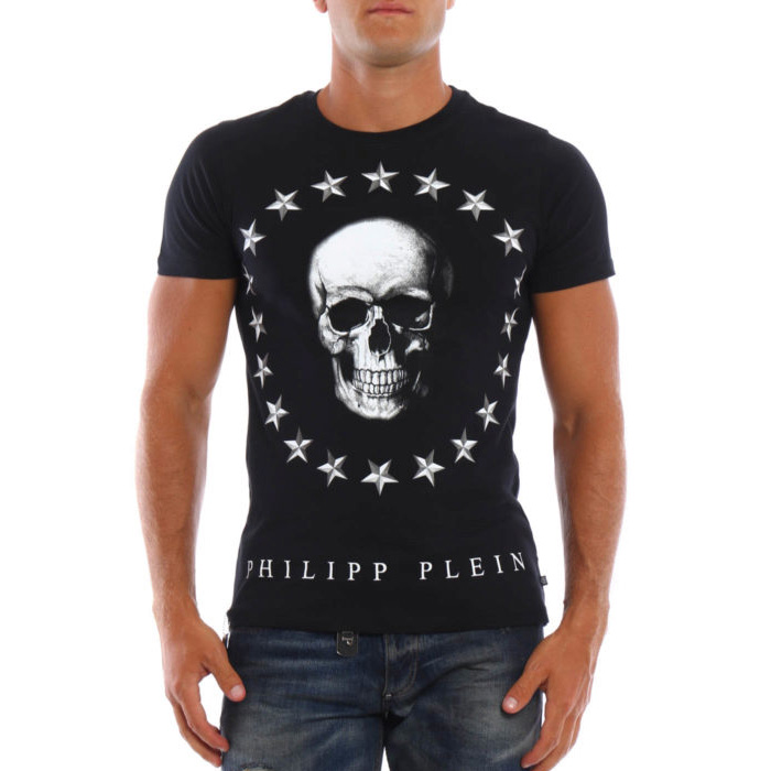 フィリッププレイン PHILIPP PLEIN メンズ Tシャツ HM340965 02 BLACK