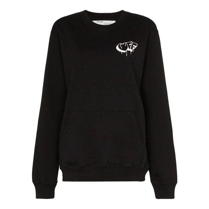 オフホワイト OFF WHITE レディーススウェットシャツ 19FW OWBA055F1900 3066 1001