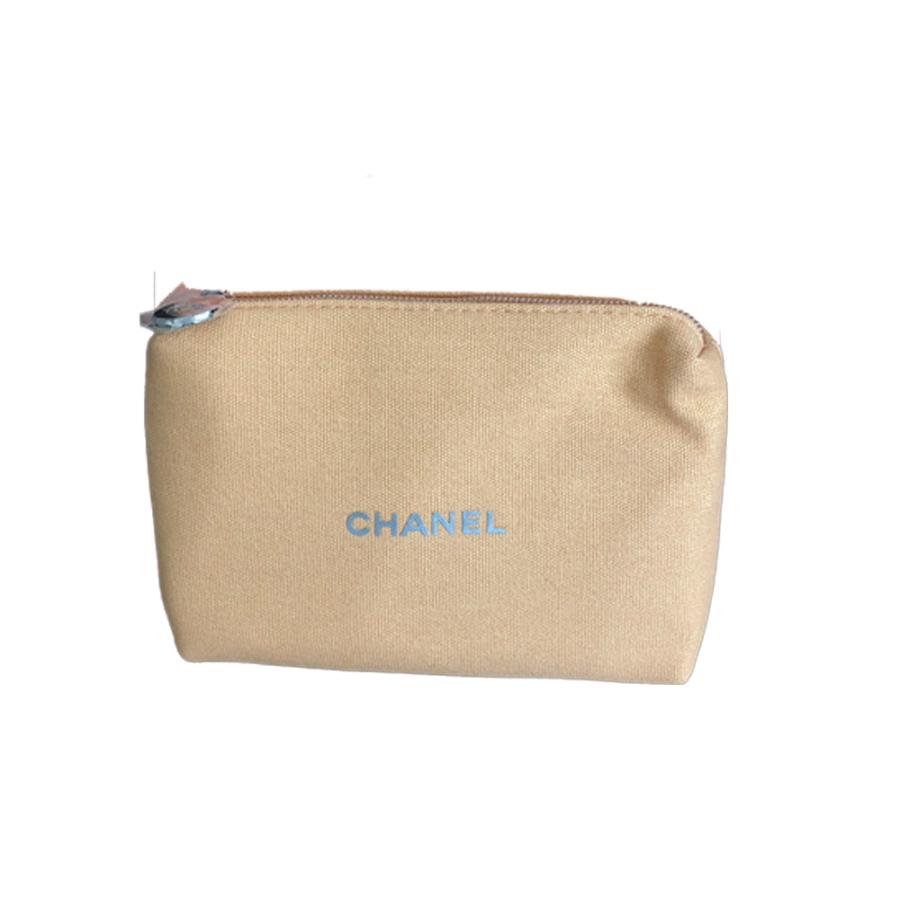 【2021 限定】シャネル CHANEL レディースノベルティ コスメ ポーチ レモン色  ライトグリーン  オレンジ