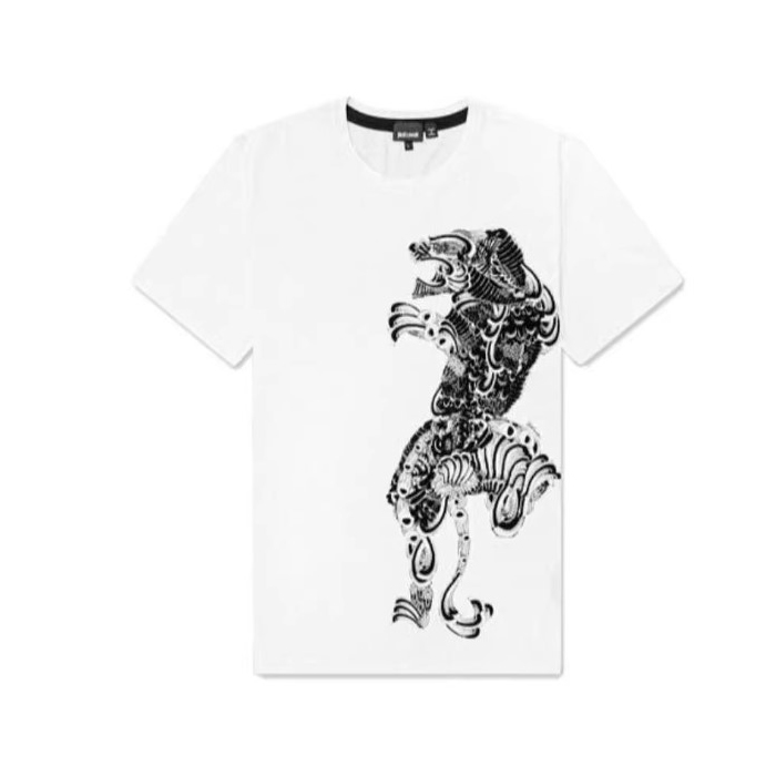 ジャストカヴァリ JUST CAVALLI メンズ T シャツ S01GC0189 N20663 100