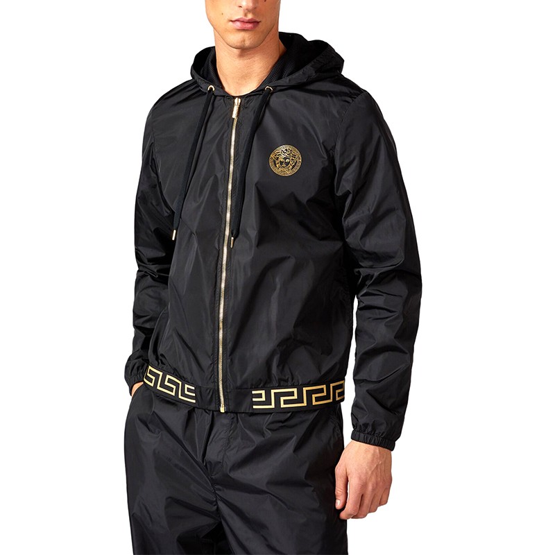 ヴェルサーチ VERSACE メンズメデューサヘッドフード付きジャケット AGU03001 0251 A008