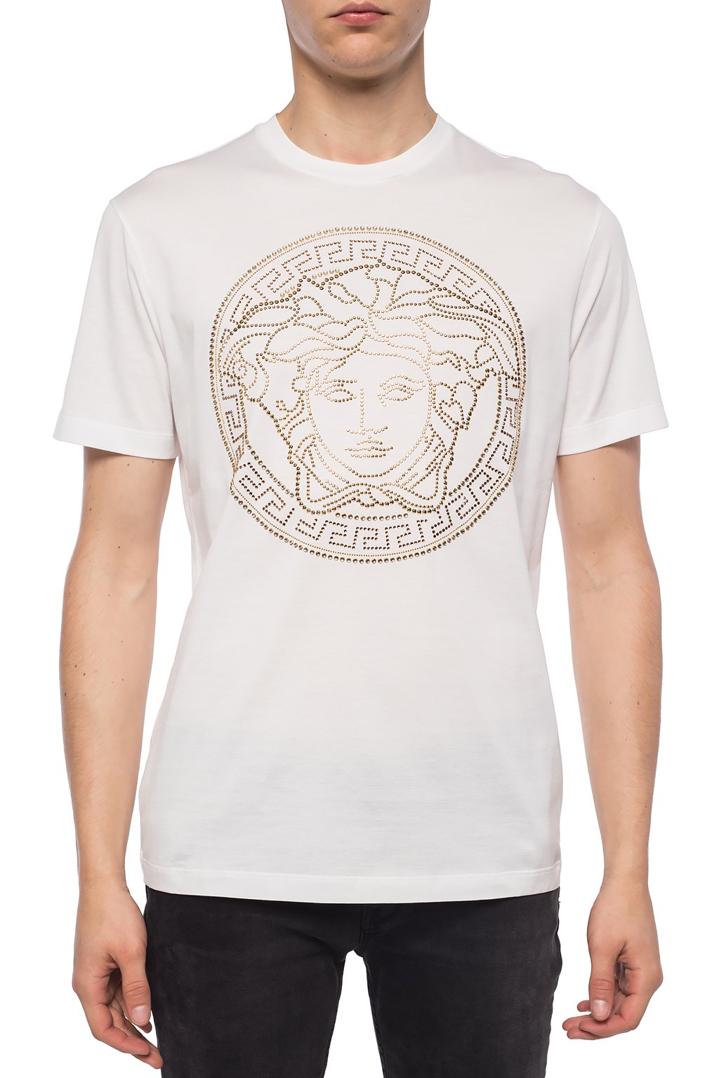 ヴェルサーチ VERSACE メンズ T シャツ A77987 A201952 A001