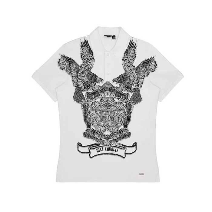 ジャストカヴァリ JUST CAVALLI メンズ ポロ S01GC0199 N20557 100