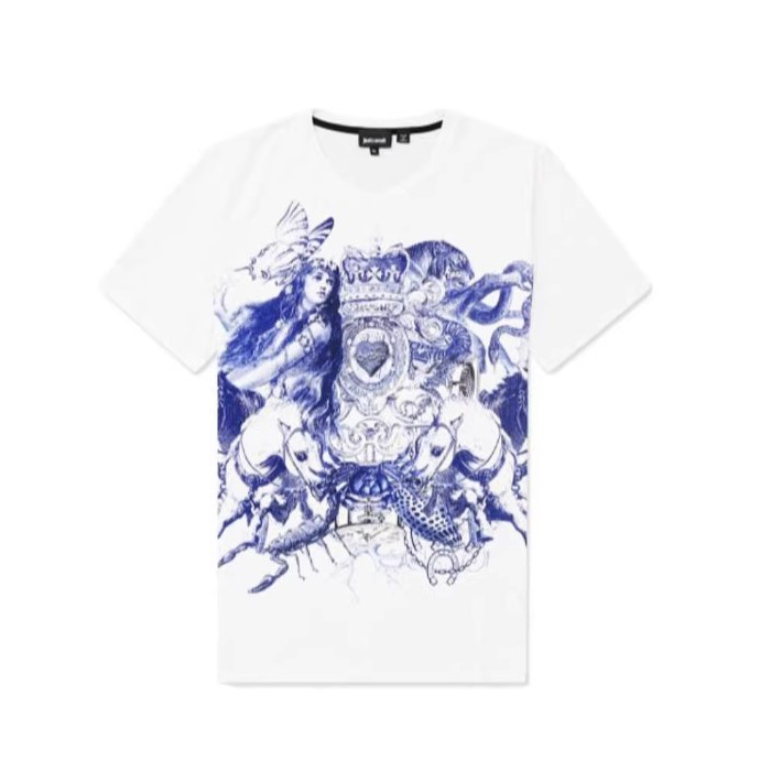 ジャストカヴァリ JUST CAVALLI メンズ T シャツ S01GC0229 N20663 100