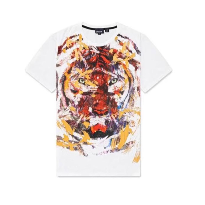 ジャストカヴァリ JUST CAVALLI メンズ T シャツ S01GC0230 N20663 100