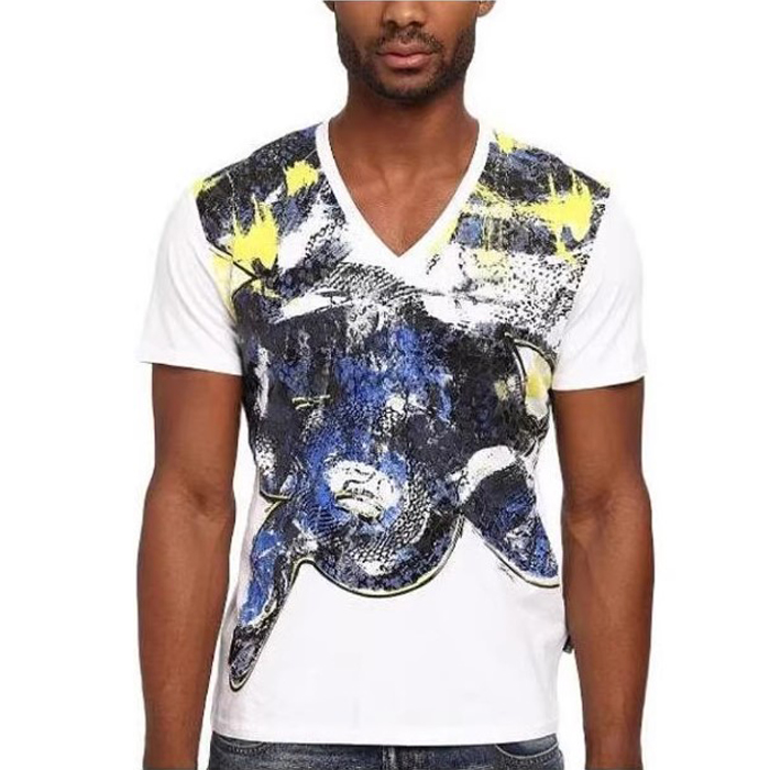 ジャストカヴァリ JUST CAVALLI メンズ  T シャツ S01GC0240 N20663 100