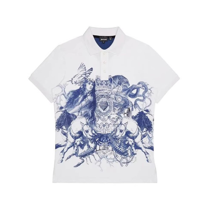 ジャストカヴァリ JUST CAVALLI メンズ  ポロ S01GC0247 N20557 100