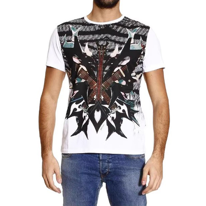 ジャストカヴァリ JUST CAVALLI メンズ  T シャツ S01GC0253 N20663 100