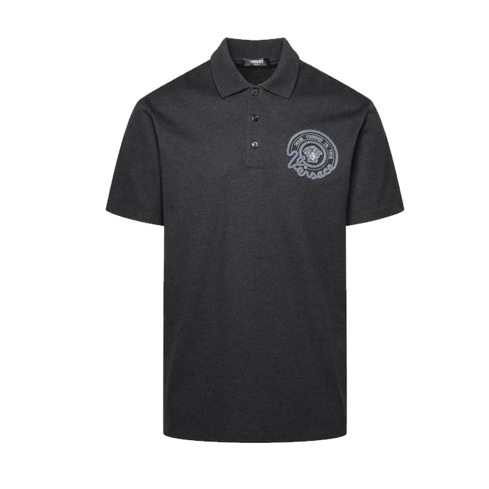 ヴェルサーチ VERSACE メンズ ショート ポロ 1013906 1A09797 1E880
