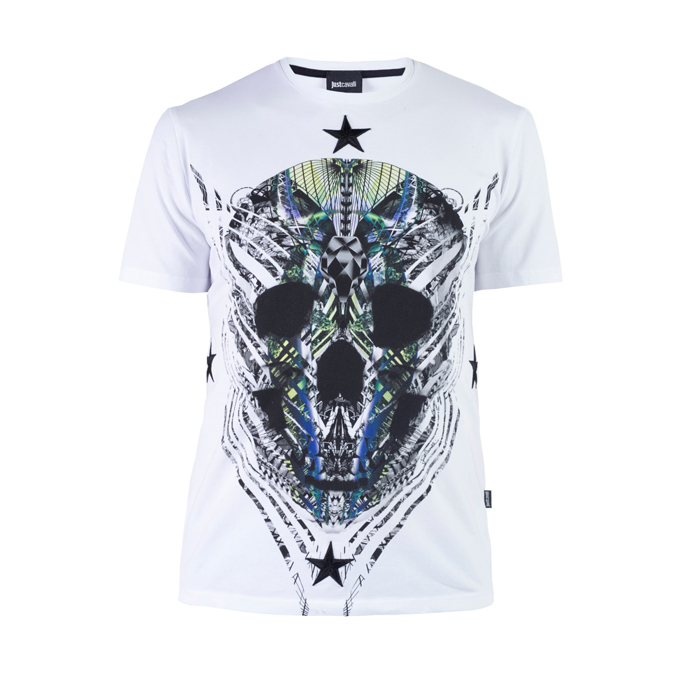 ジャストカヴァリ JUST CAVALLI メンズ T シャツ S01GC0323 N20543 100