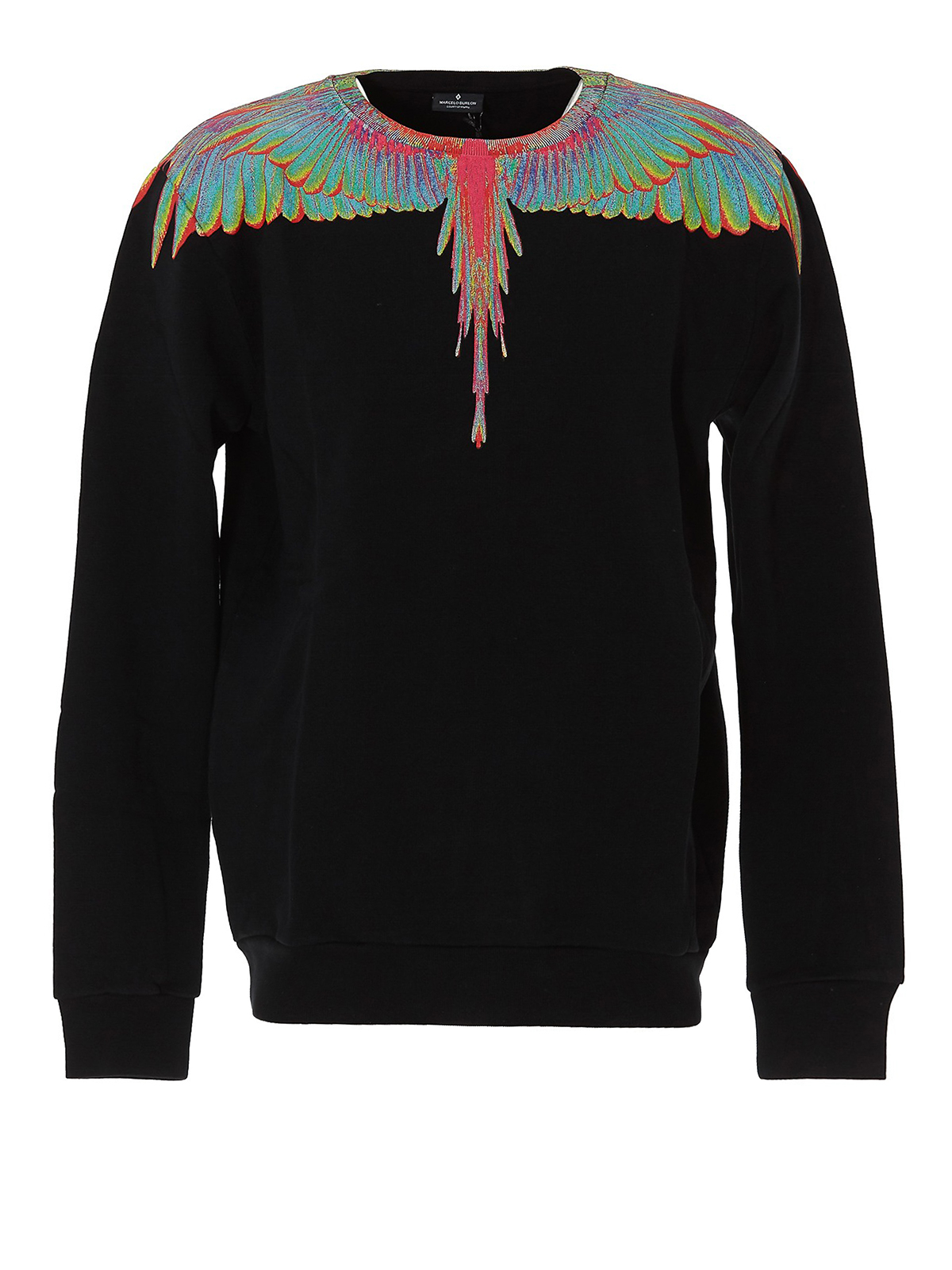 マルセロバーロン MARCELO BURLON メンズウィング クルーネックコットンスウェットシャツ  CMBA009R E003 1040