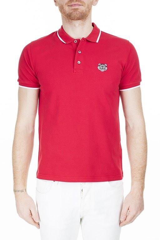 ケンゾー KENZO メンズ レッドKフィットタイガーポロシャツ  5PO001 4BA 22