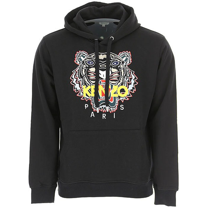 ケンゾーKENZO メンズ タイガーヘッド柄 コットンパーカー 5SW415 4XA 99
