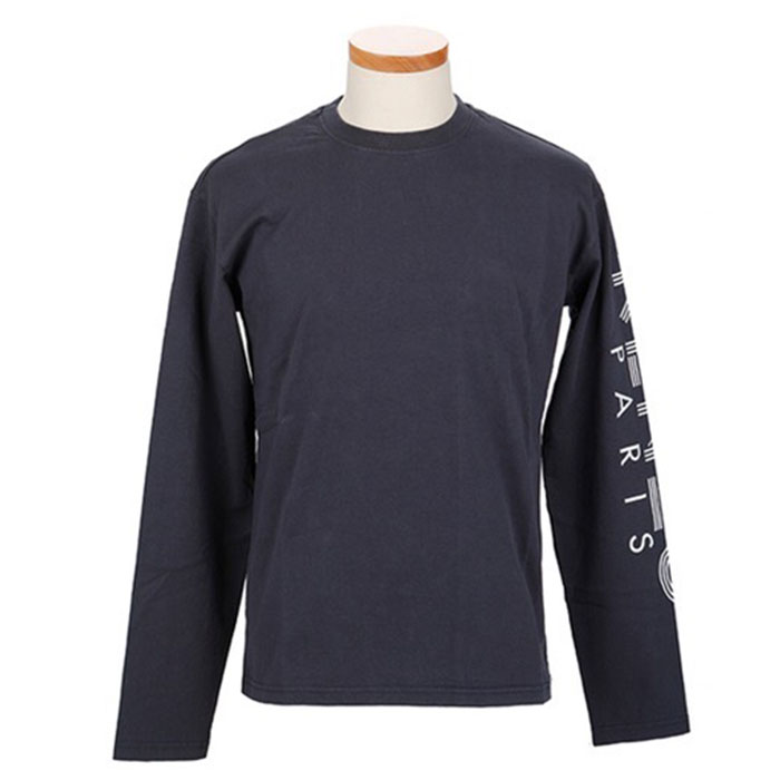 ケンゾー KENZO メンズ ロゴプリント長袖Tシャツ 5TS152 4BD 78