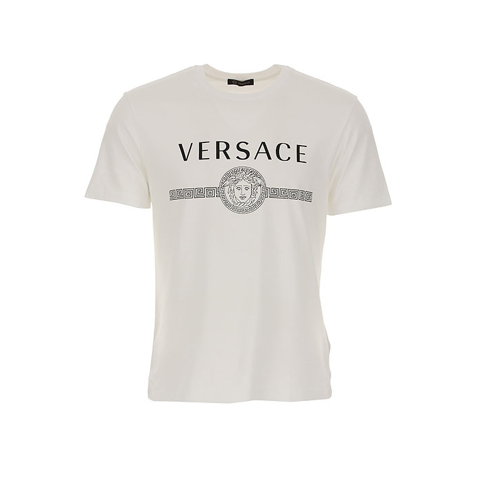 ヴェルサーチ VERSACE メンズメデューサヘッドショートスリーブ Tシャツ  A83159 A228806 A001