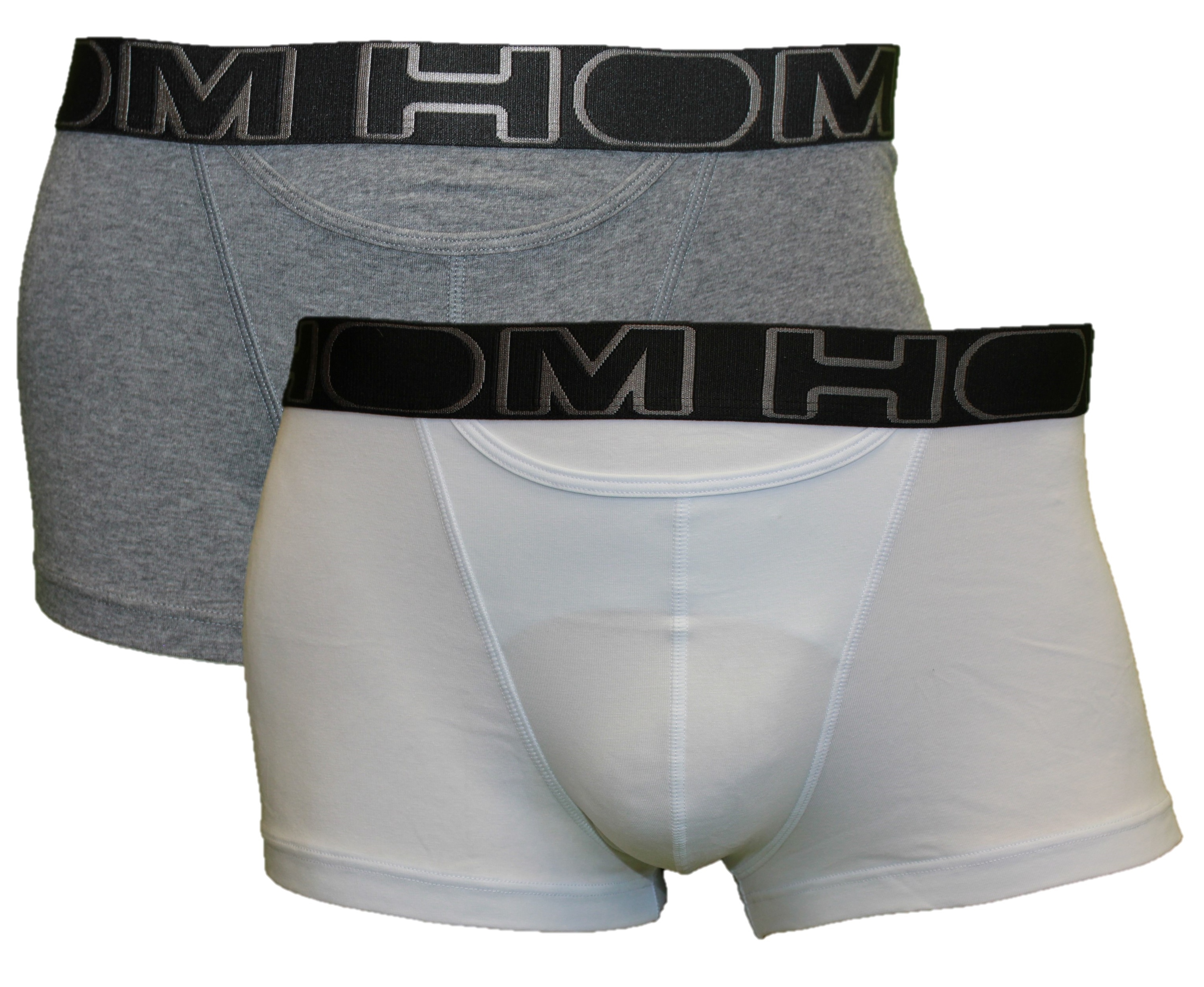 ホム HOM MEN'S UNDERWEAR メンズ アンダーウェア 400200 V003 GREY-M/WHITE