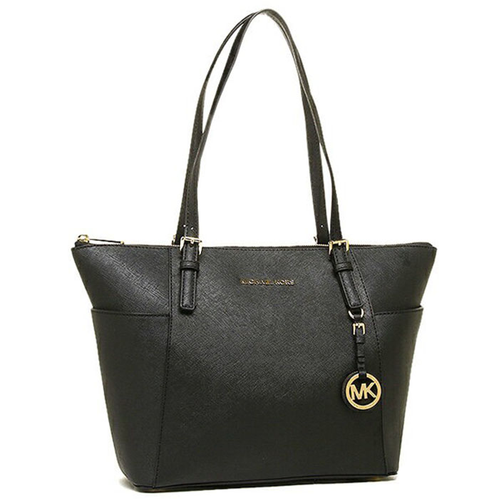 マイケルコース MICHAEL KORS レディーストートバッグ バッグ レディース ジェット セット アイテム 30F2GTTT8L 001 黒