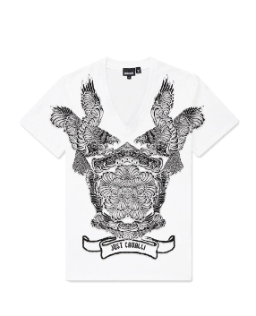 ジャストカヴァリ JUST CAVALLI メンズTシャツ S01GC0193 N20663 100