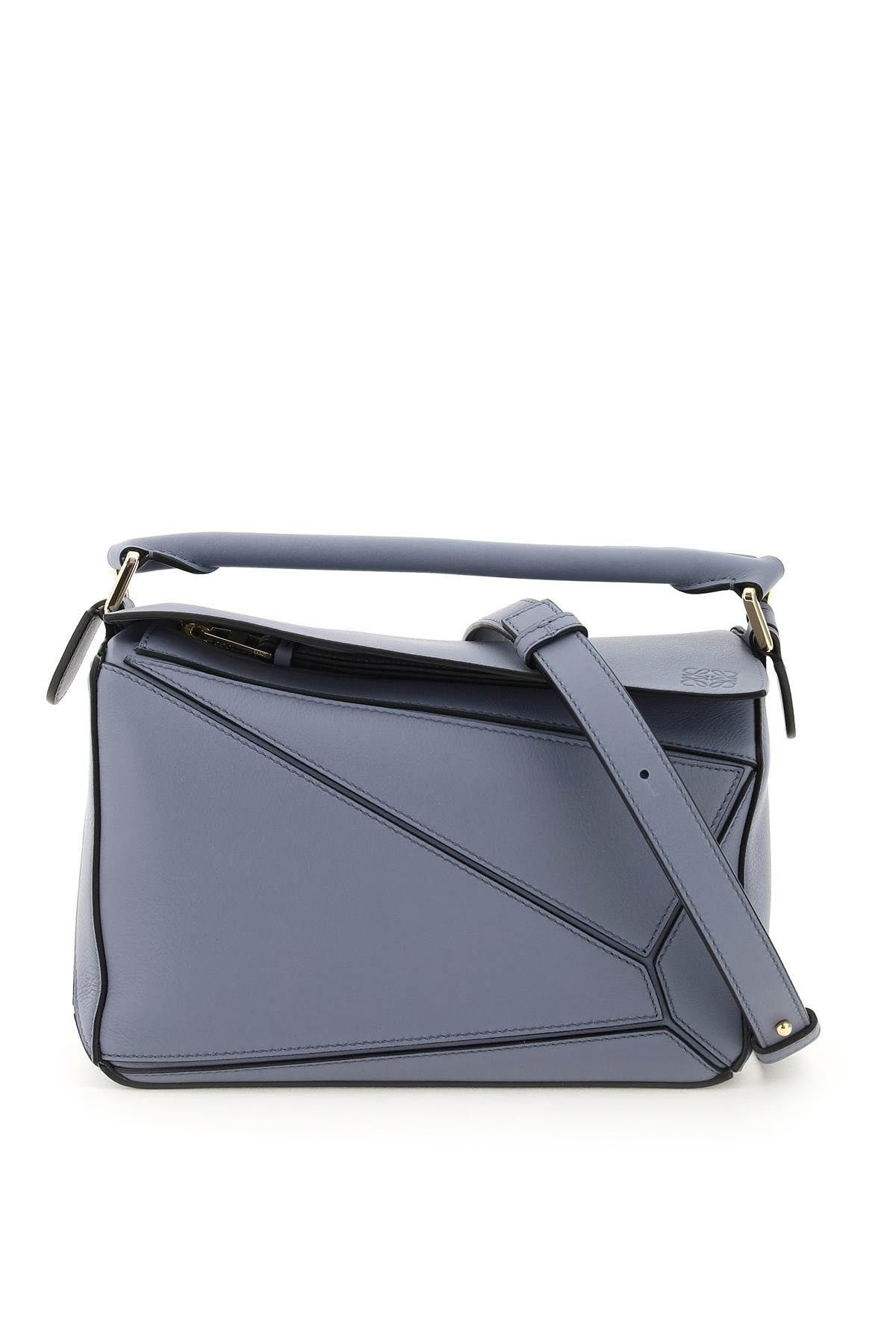 ロエベ LOEWE  レディースパズル ナノ ブルー かごバッグ 32230S21 6919