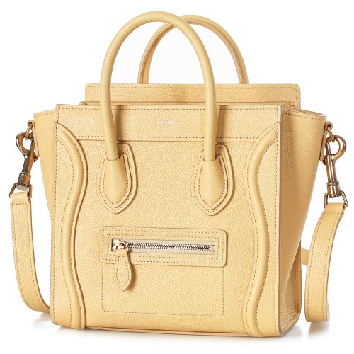 セリーヌ CELINE レディースナノ ラゲージバッグ レザー ショルダーバッグ 189243DRU 11PO