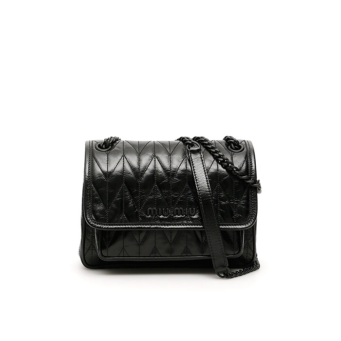 ミュウミュウ MIU MIU レディースショルダーバッグ 5BD161 2D6C NERO