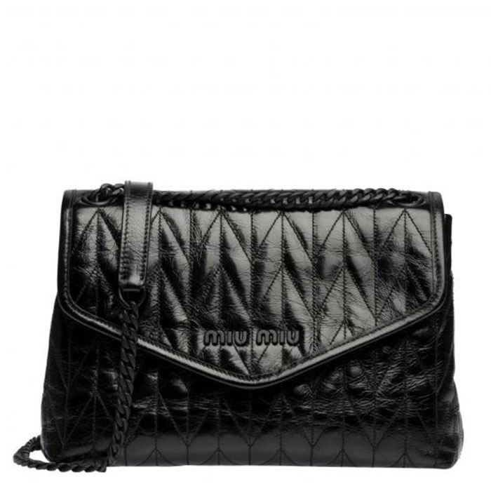 ミュウミュウ MIU MIU レディースショルダーバッグ 5BD164 2D6C NERO
