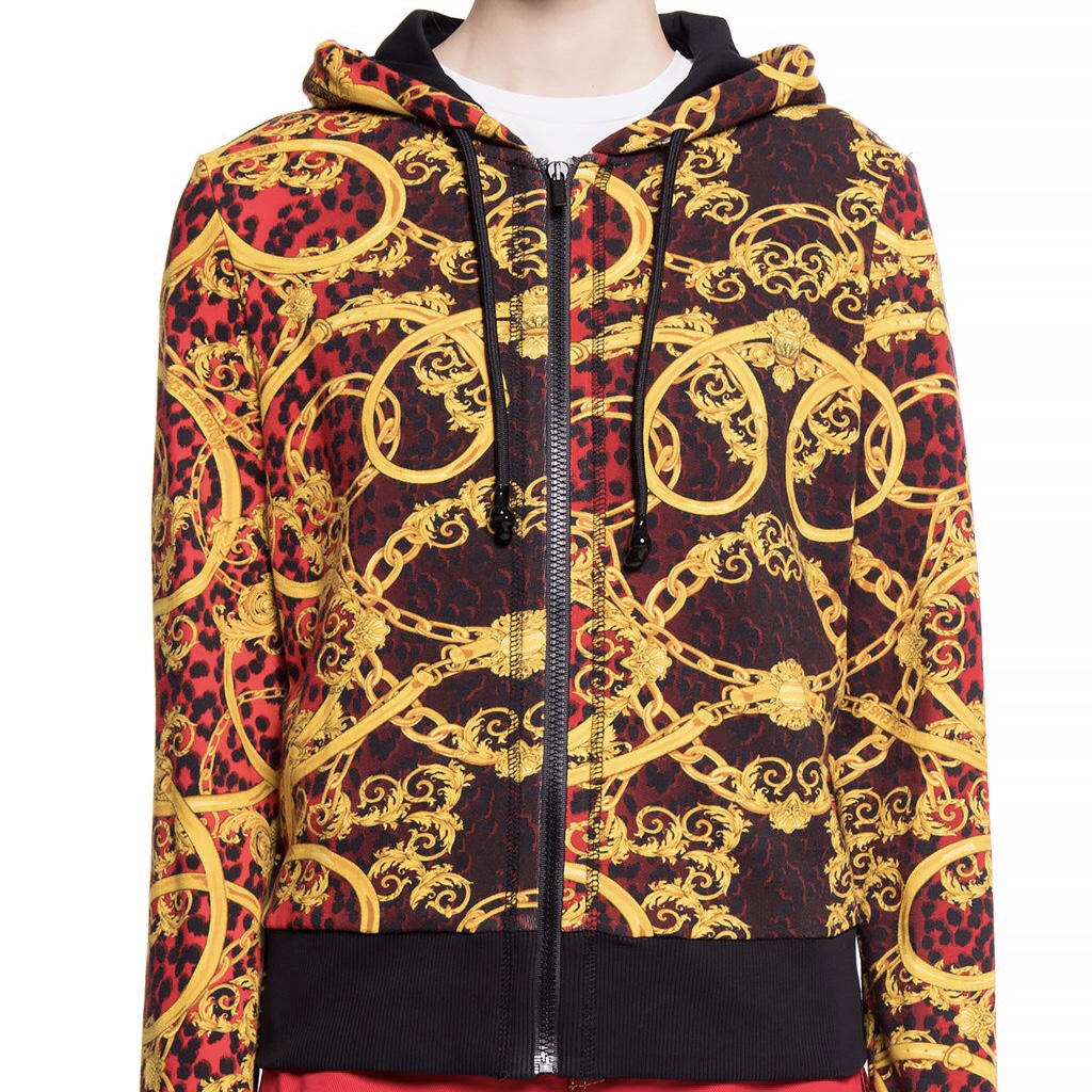 ヴェルサーチ VERSACE ジーンズクチュールレディスポーツジャケット B6HVA783M400537