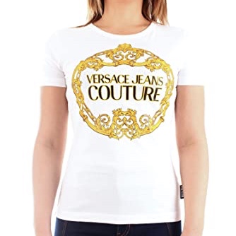ヴェルサーチ VERSACE ジーンズクチュールレディTシャツS B2HVA7E00311L06
