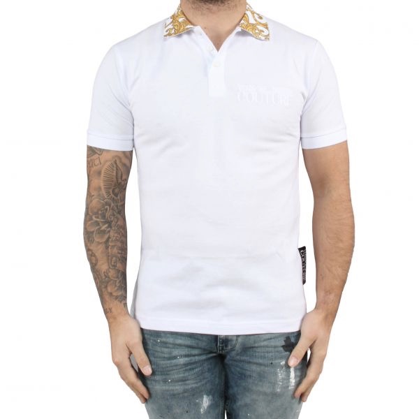 ヴェルサーチ VERSACE メンズ ジーンズクチュール ポロシャツS B3GVA7B5 36571 003