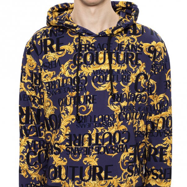 ヴェルサーチ VERSACE ジーンズクチュールメンズスウェットシャツ B7GVA7F3M600200