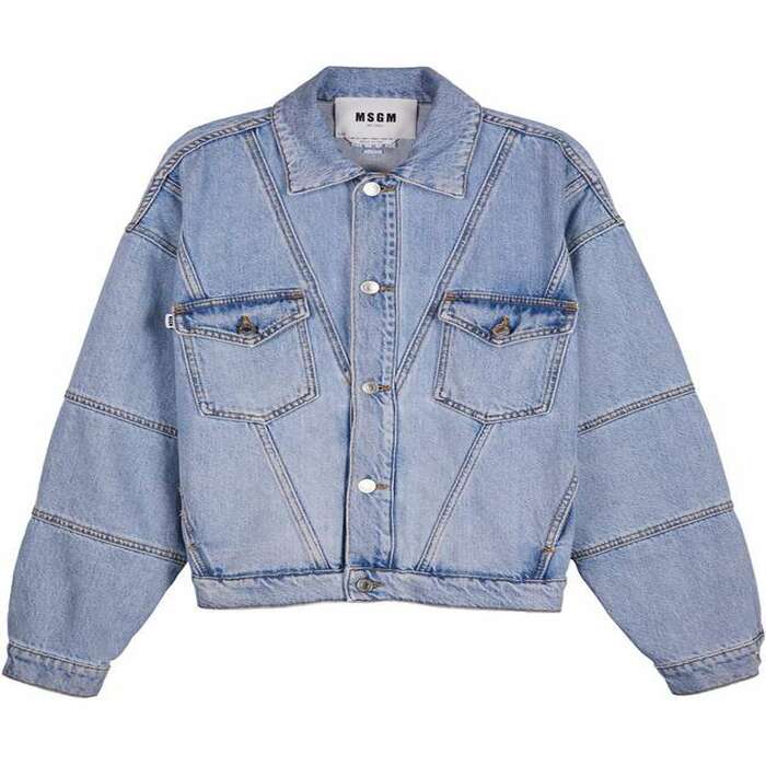 エムエスジイエム MSGM レディース デニムジャケット2841MDH40L727382