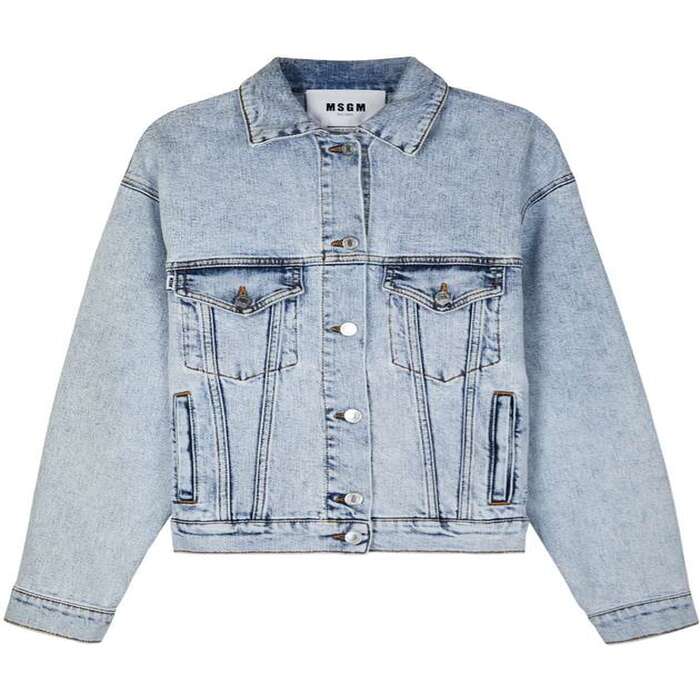 エムエスジイエム MSGM レディース デニムジャケット 2841MDH48LX727588