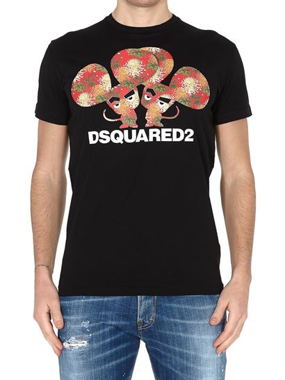 ディースクエアード2 DSQUARED2 MEN T-SHIRT メンズTシャツ S74GD0654 S22427 900 BLACK