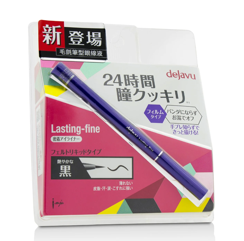 デジャヴュDEJAVU レディースLasting Fine Felt Liquid Eyelinerアイライナー# Glossy Black B00P21NR98