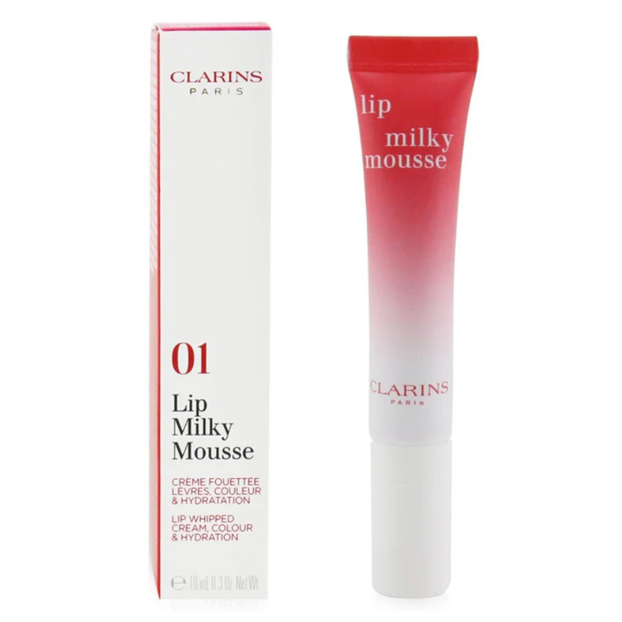 クラランス CLARINS レディース ミルキー ムース リップ # 01 MILKY STRAWBERRY 3380810368857