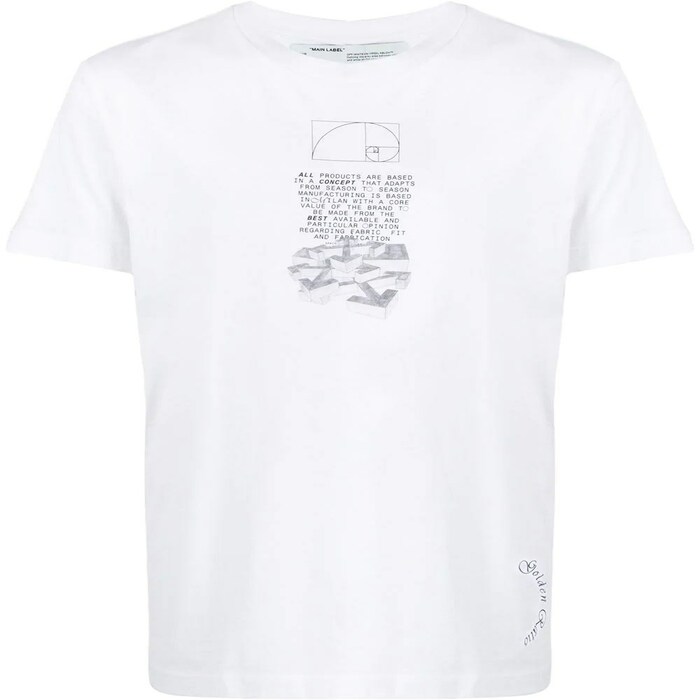 オフホワイト OFF WHITE メンズTシャツ OMAA027R201850050110