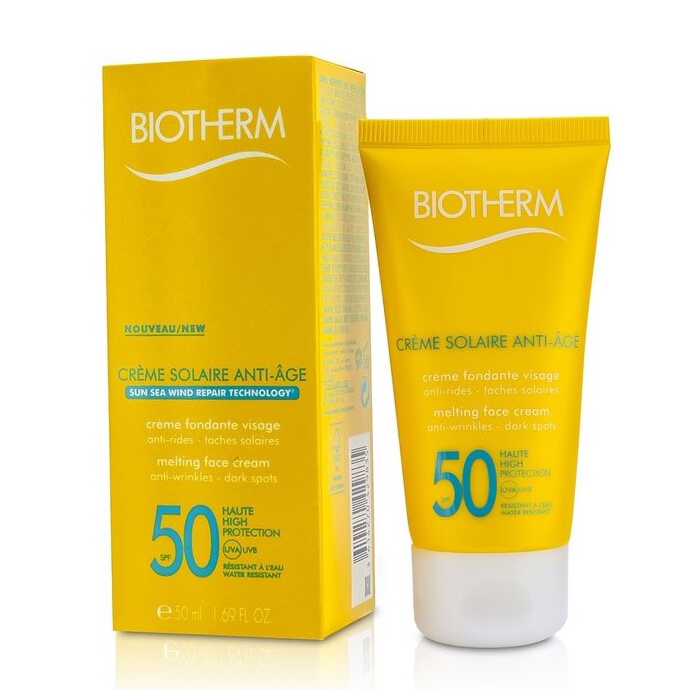 ビオテルム BIOTHERM レディースクレームソレイユ SPF 50 UVA/UVB メルティングフェイスクリーム 3614270429835