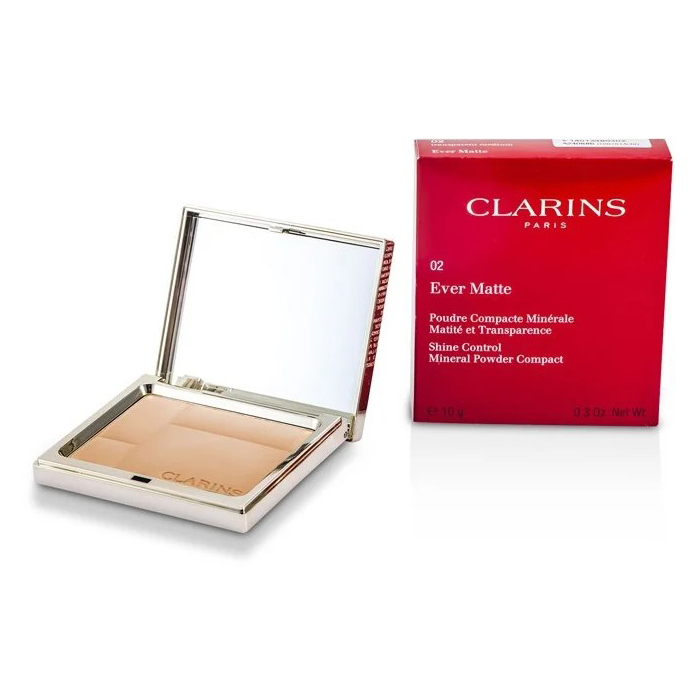 クラランス CLARINS レディース プードゥル エヴァーマット # 02 TRANSPARENT MEDIUM 3380814064717