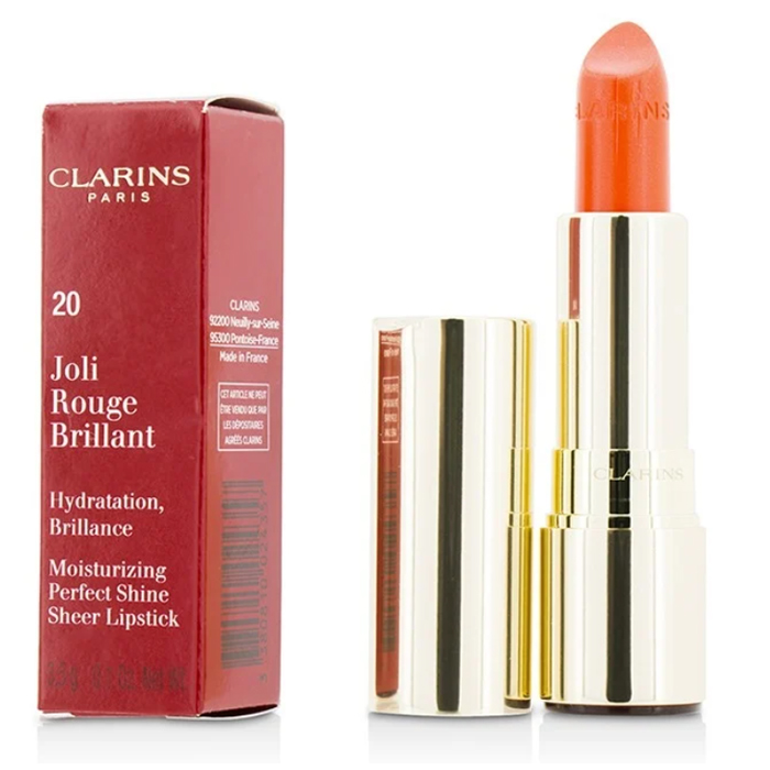 クラランス CLARINS レディース ジョリ ルージュ ブリラン # 20 CORAL TULIP 3380810024357