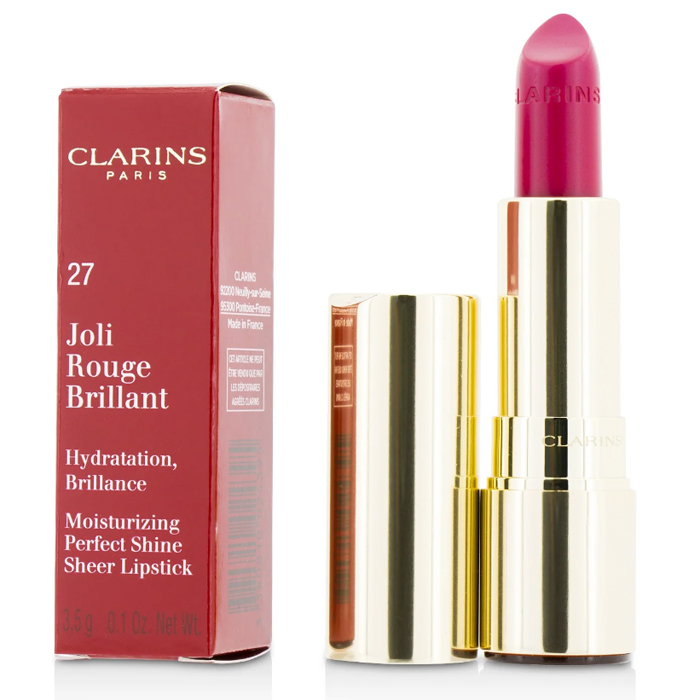クラランス CLARINS レディース ジョリ ルージュ ブリラン # 27 HOT FUCHSIA 3380810024395