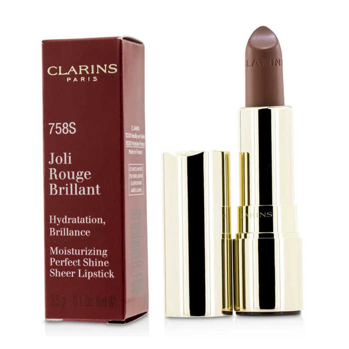 クラランス CLARINS レディース ジョリ ルージュ ブリラン # 758S SANDY PINK 3380810191561