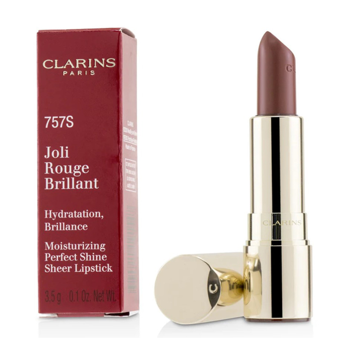 クラランス CLARINS レディース ジョリ ルージュ ブリラン# 757S NUDE BRICK 3380810191547