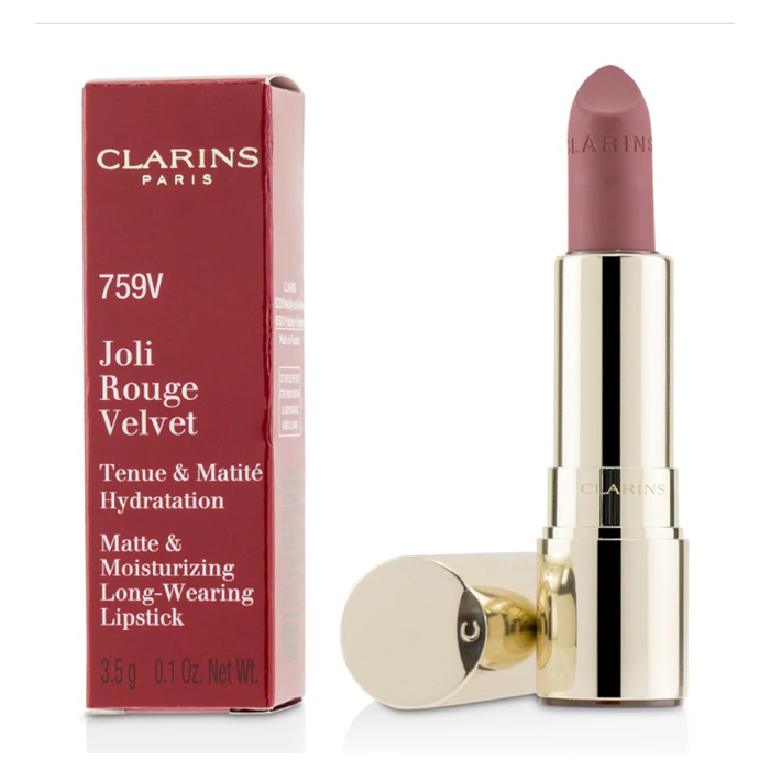クラランス CLARINS レディース ジョリ ルージュ ベルベット(マット & モイスチャライジング ロング ウェアリング リップスティック) # 759V WOOD BERRY 3380810191424