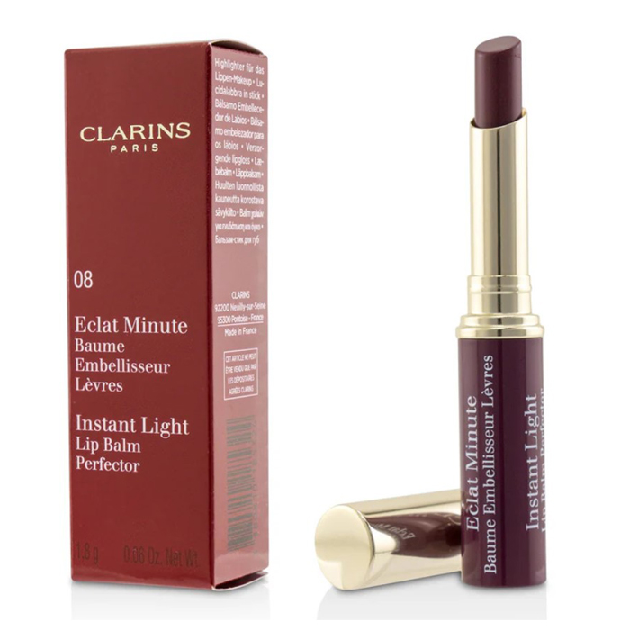 クラランス CLARINS レディース エクラ ミニッツ インスタント ライト リップ バーム パーフェクター # 08 PLUM 3380810185324