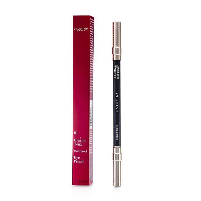 クラランス CLARINS レディース ウォータープルーフアイペンシル #01 ブラック 3380814207114